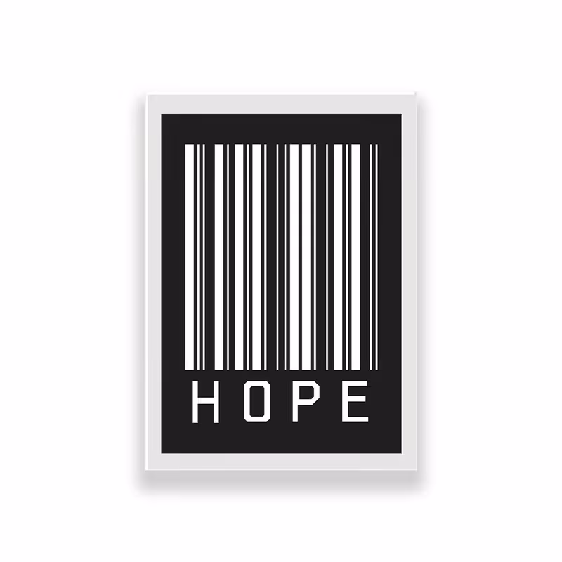 تابلو طرح انگیزشی hope