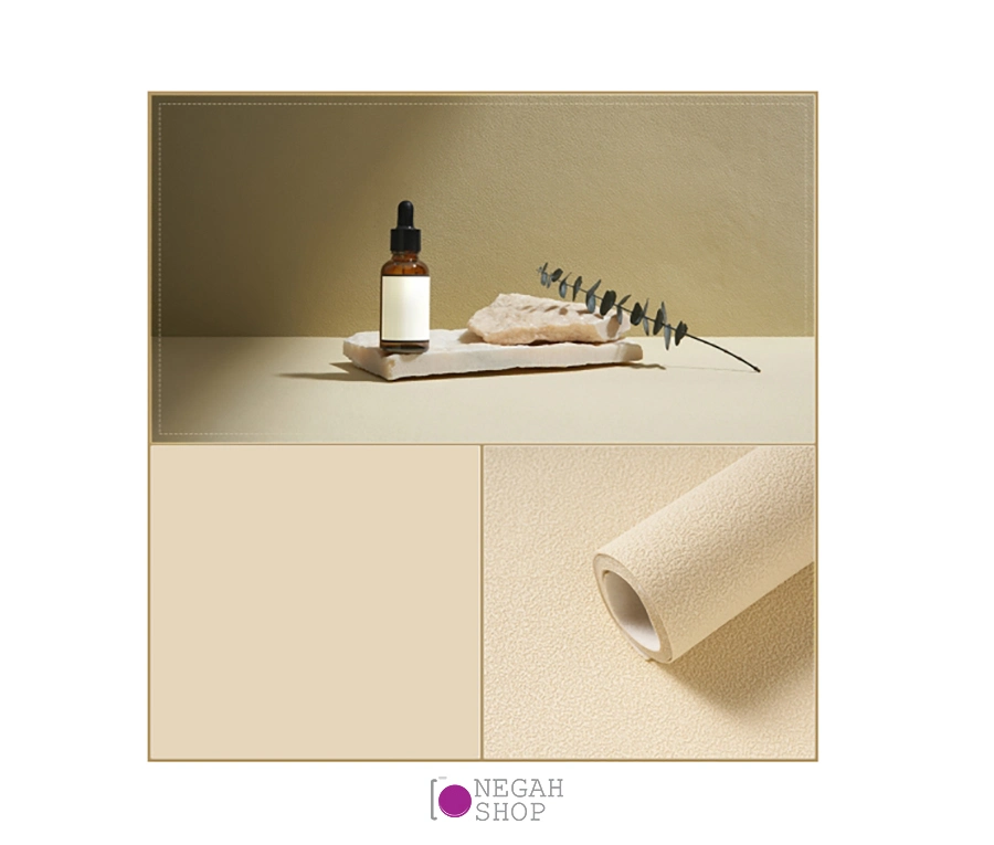 بکگراند عکاسی 104x70cm کرمی روشن