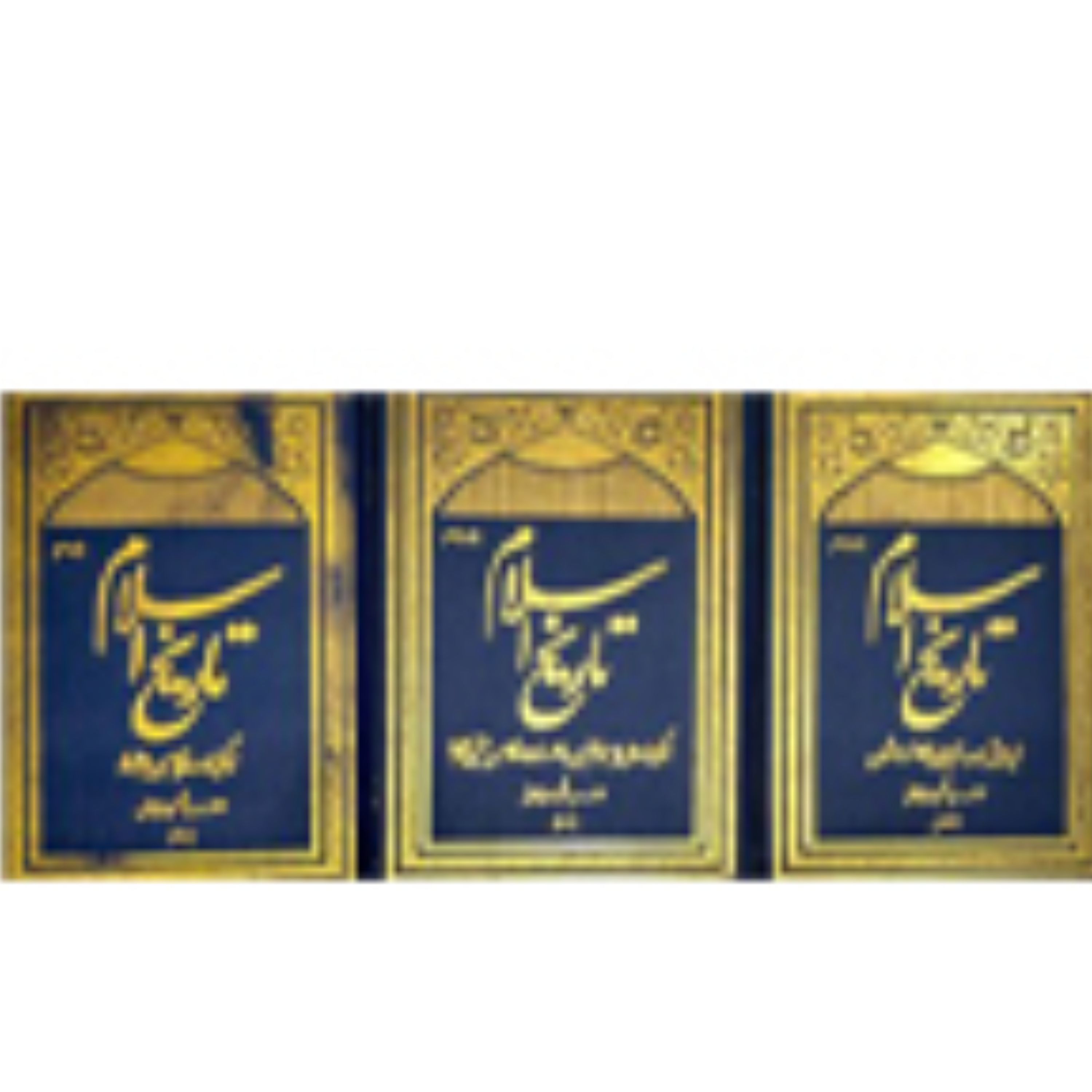 کتاب تاریخ اسلام(زندگینامه علی امیرالمومنین فاطمه زهرا و امام حسن مجتبی) سه جلدی