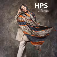 شالِ نخی پاییزه منگوله دار