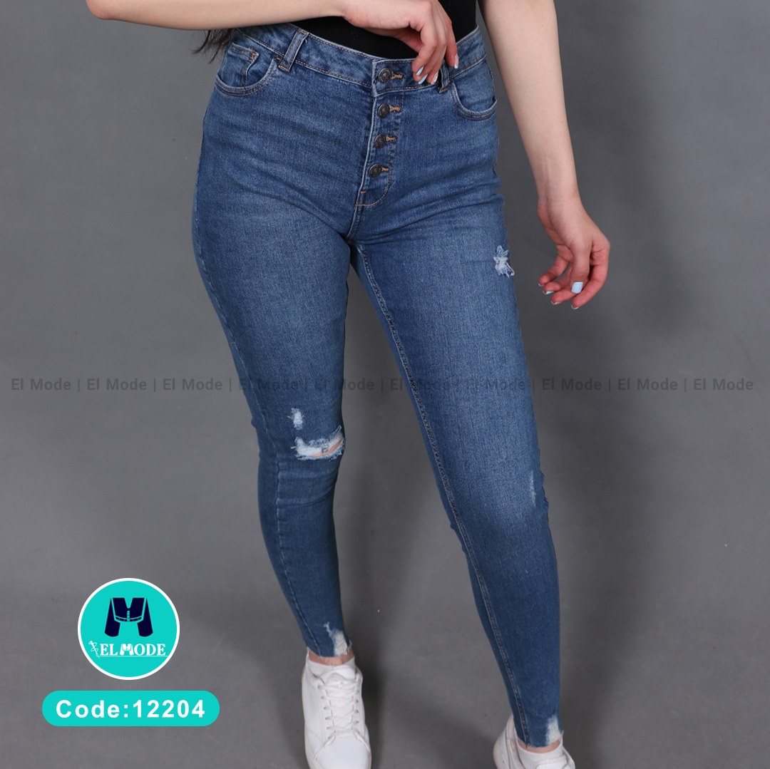 شلوار لی جذب زنانه مدل اسکینی کش پنبه وارداتی