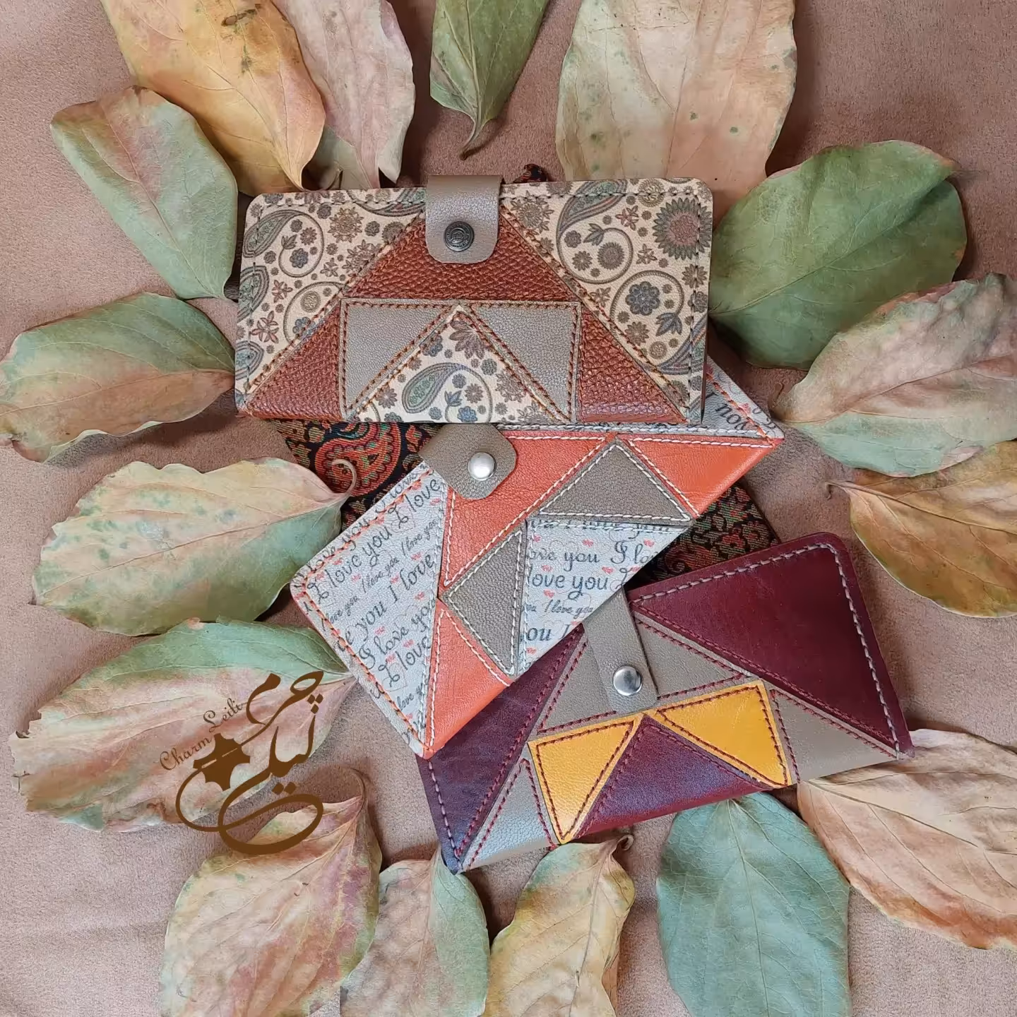 کیف پول چهل تیکه چرم