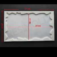 قالب سیلیکونی کد 37 ( سینی دفرمه متوسط)