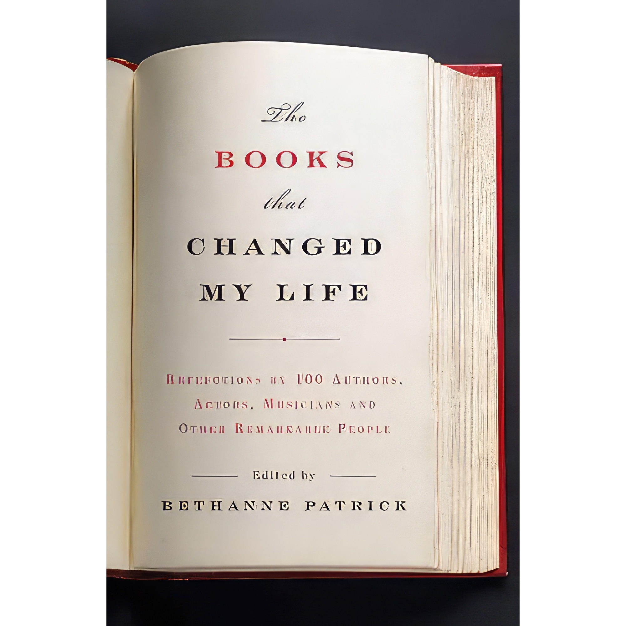 کتاب زبان اصلی The Books That Changed My Life اثر Bethanne Kelly Patrick