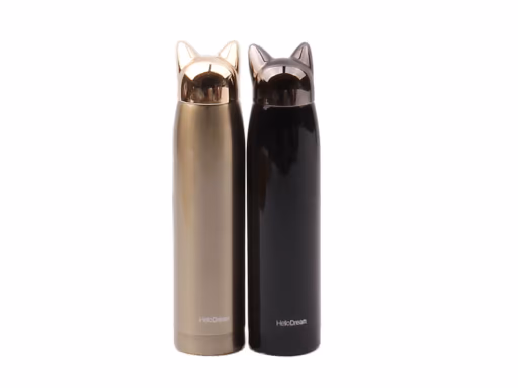 فلاسک استیل در گربه ای 320 میلی لیتر