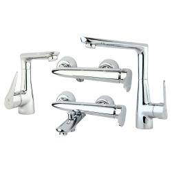 ست شیر آلات راسان  مدل رابیت  کروم