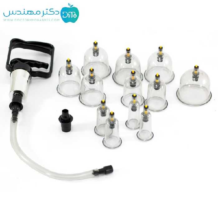 بادکش بدن 12 لیوانه برند کنتک Cantech