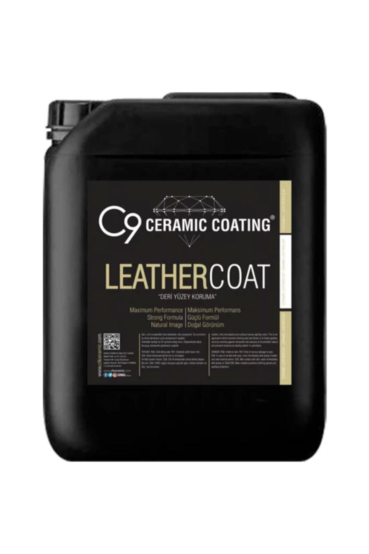 تمیزکننده روکش صندلی خودرو کت چرمی CARWAX C9 محافظت از چرم 5 LT C9 Ceramic