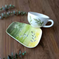 لته خوری کد 601 سرامیکی نقاشی زیرلعابی 