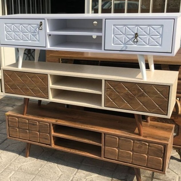 میز تلویزیون و میز ال سی دی مدل آمریکایی سایز 120 سانت (هزینه ارسال پس کرایه)