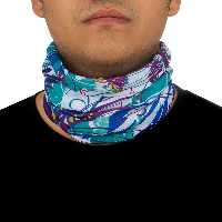 دستمال سر و گردن کوهنوردی اسکارف تابستانی طرحدار هد گیر ABS | سفید/بنفش