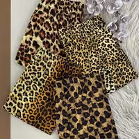 شلوار اسلش زنانه سندبادی طرح پلنگی جنس گیاهی خارجی مارک لیدی