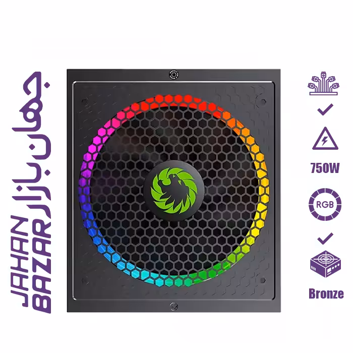 پاور گیم مکس GameMax RGB 750 Full Modular