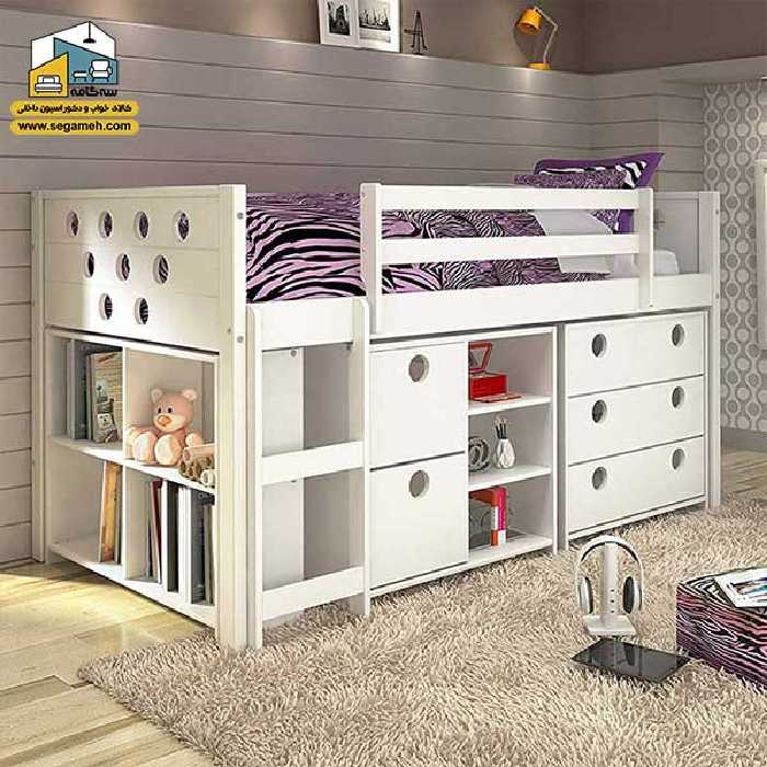 تخت خواب نوجوان مدل BTP14 - فروشگاه سه گامه