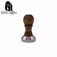 تمپر قهوه دسته چوبی Rima coffee ریما عمده فروش قهوه و ماگ