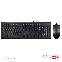 قیمت و خرید کیبورد و ماوس ای فورتک سایلنت باسیم A4tech KR-8520DS - شبکه ساز