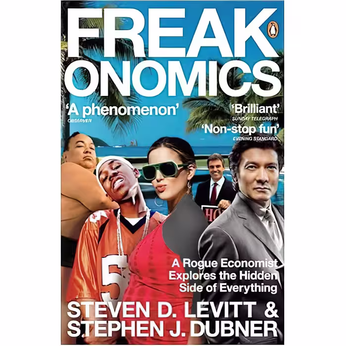 کتاب زبان اصلی FreakonomicsOm اثر Steven D Levitt and Stephen J Dubner