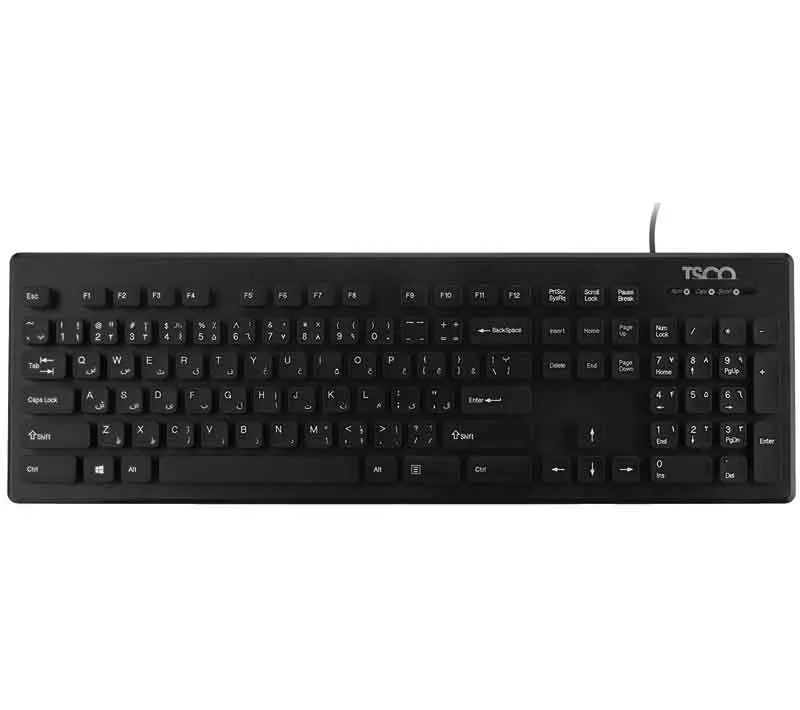 کیبورد تسکو مدل TK8022 با حروف فارسی