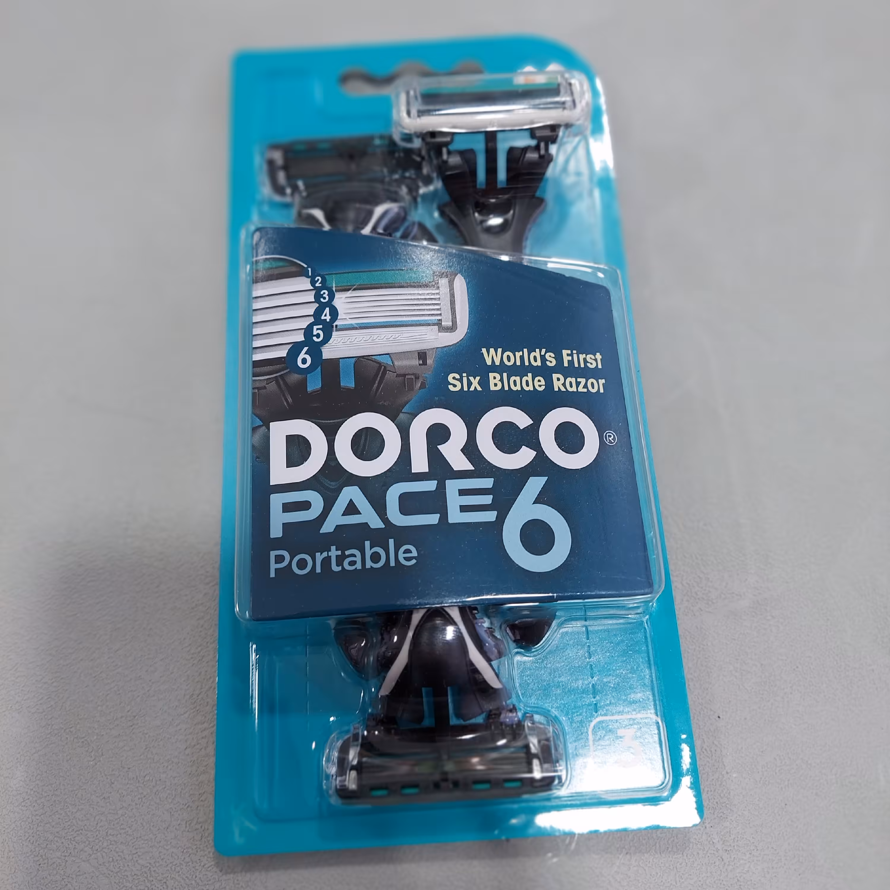 دورکو Dorco6 خودتراش 6لبه بسته 3عددی