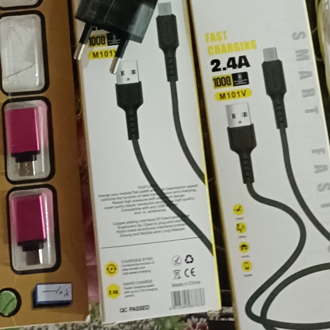کابل شارژ فست شارژ سیم بلند جنس با کیفیت و شارژ سریع