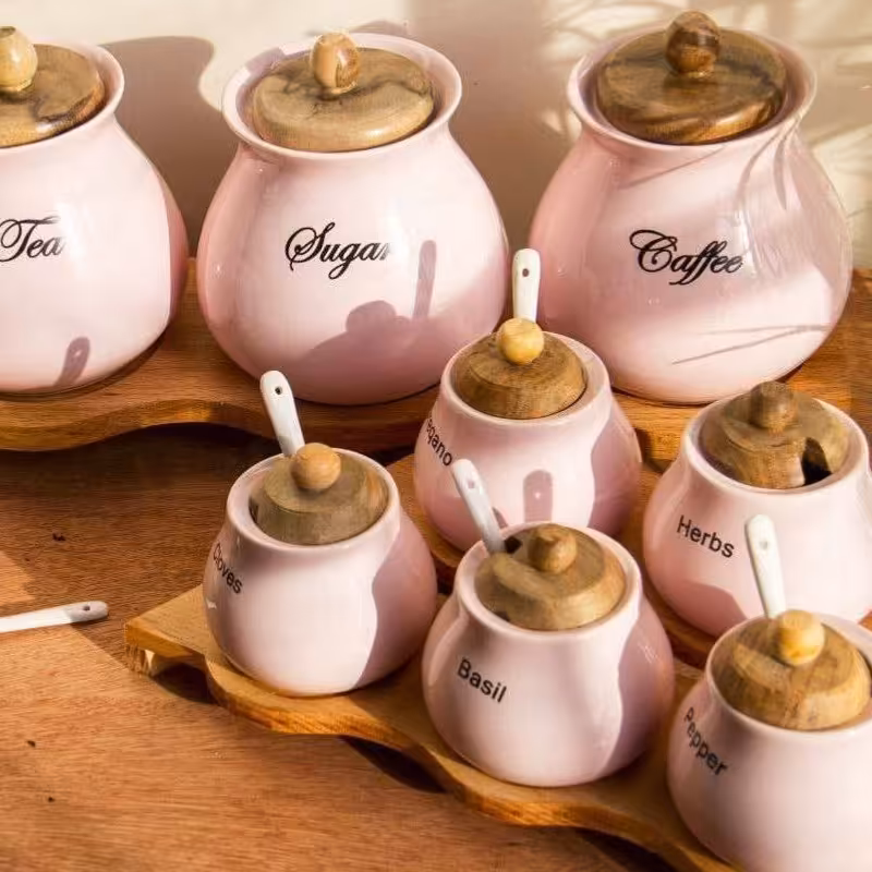 پاسماوری 10 پارچه درب چوبی 