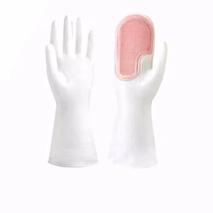 دستکش ظرفشویی مدل اسکاچ دار(زاهدان انلاین)