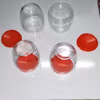 ظرف شیشه ای بطری گیفت و دکوری 