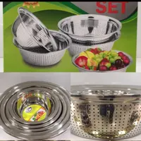 ست آبکش استیل مارک لنسر (5عددی)