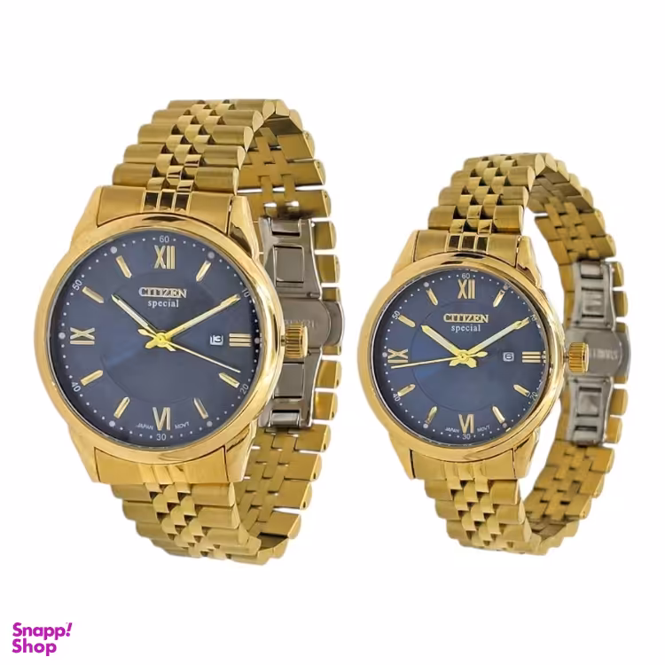 ست ساعت مچی عقربه ای زنانه و مردانه سیتیزن کد CT4W/GDBE