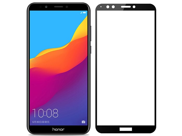محافظ صفحه نمایش شیشه ای تمام چسب هواوی Full Glass TT Screen Protector Huawei Y7 Prime 2018