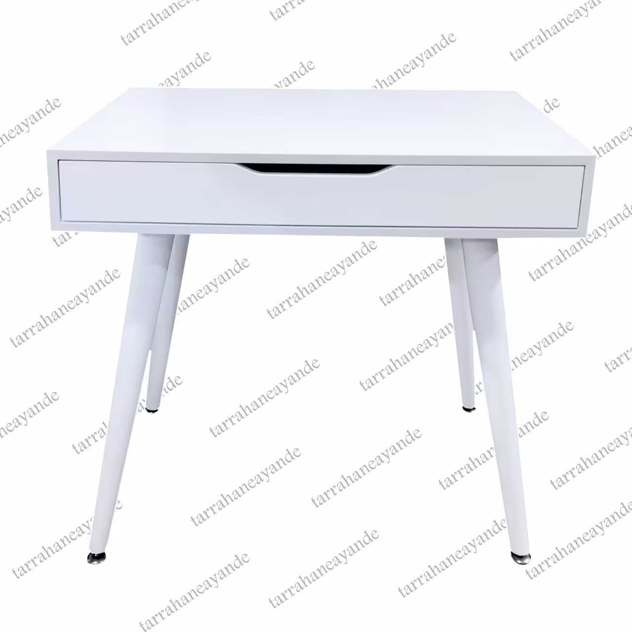 میز تک کشو سرتاسری ابعاد 90در50 ارتفاع 80 متریال ام دی اف پایه ها چوب راش