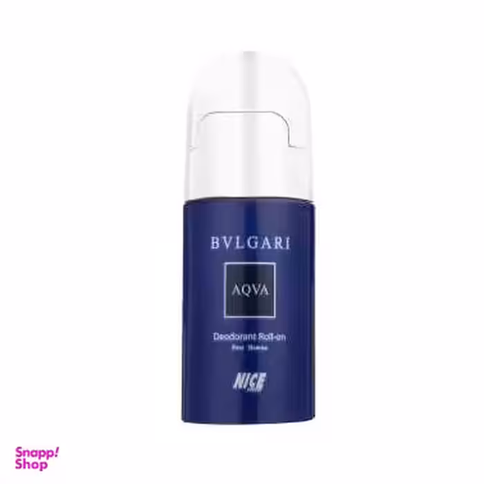 رول ضد تعریق مردانه نایس (Nice) مدل Aqva Bvlgari حجم 50 میلی‌لیتر