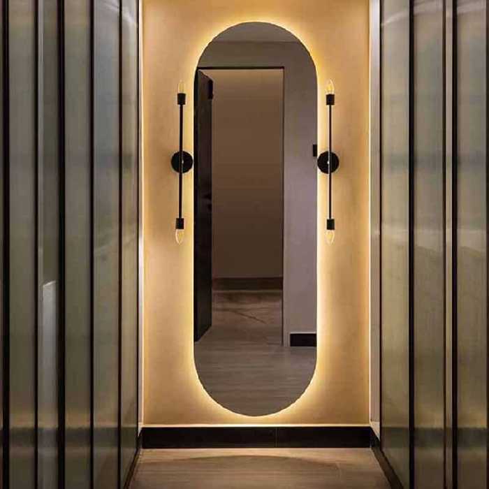 آینه بک لایت الف مدل سرو سایز BA-130-40