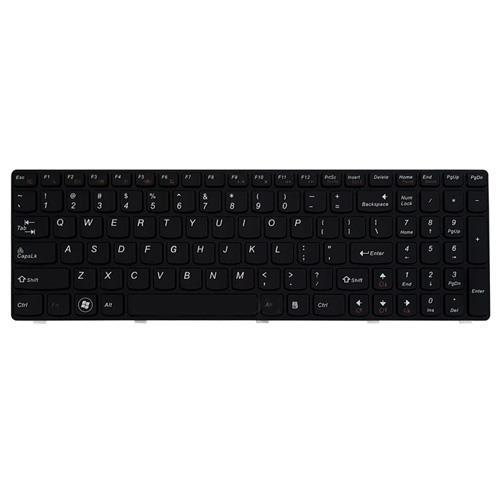 کیبرد لپ تاپ لنوو IdeaPad Z560-G570 مشکی-با فریم