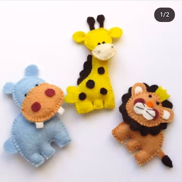 مگنت نمدی طرح حیوانات جنگل