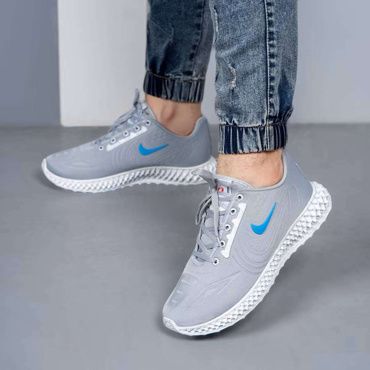 کفش مردانه نایک طوسی (T) مدل garin