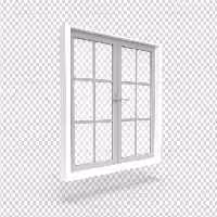 عکس PNG پنجره سفید | گرافیک با طعم تربچه