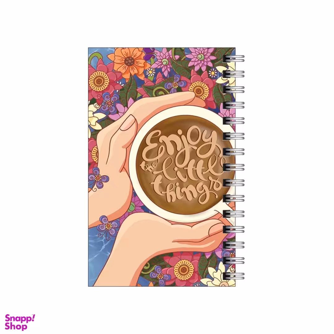 دفترچه یادداشت 60 برگ مدل To Do List طرح زمان خوردن قهوه کد 1360376