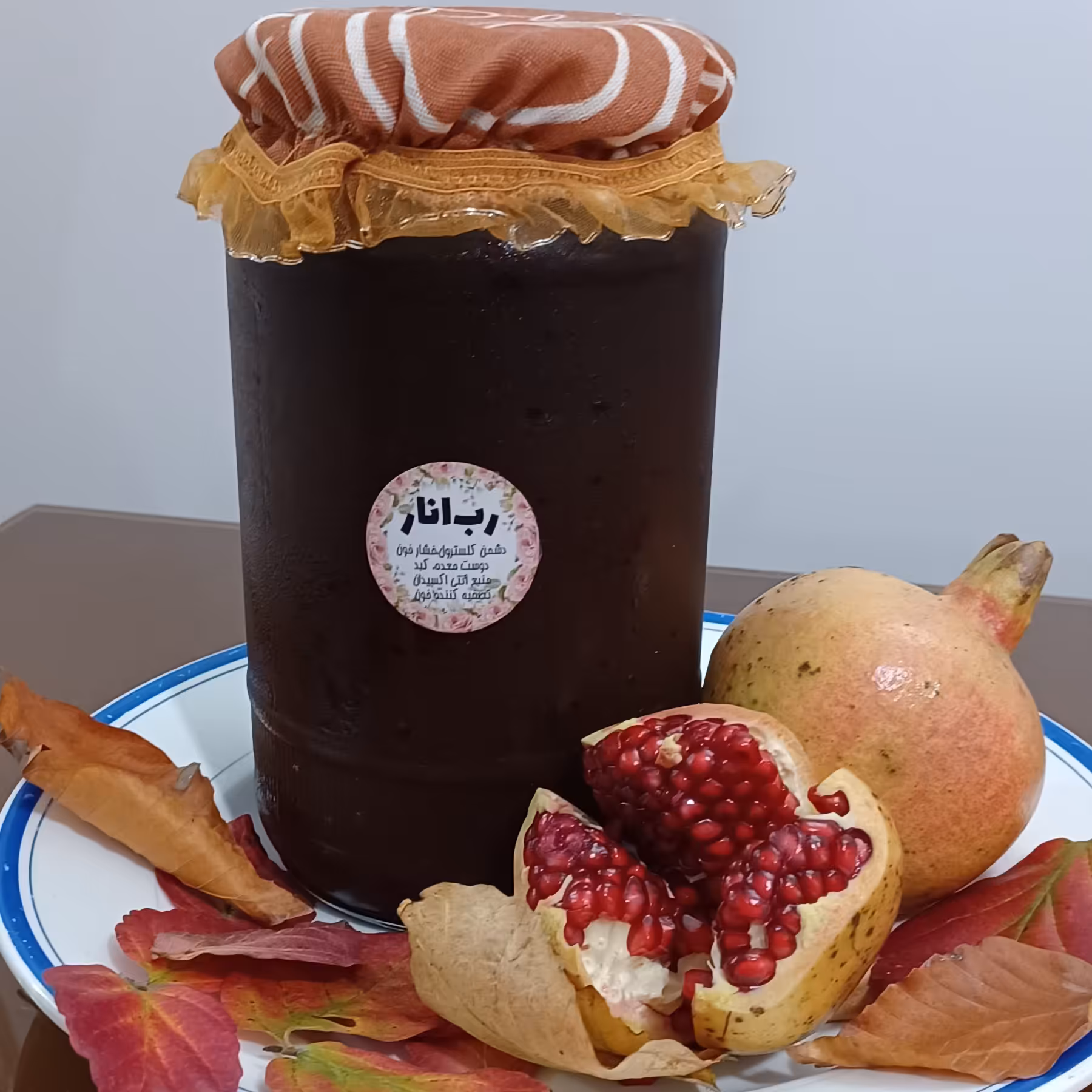 رب انار ملس طبیعی 800 گرمی  (مستقیم از کشاورز )