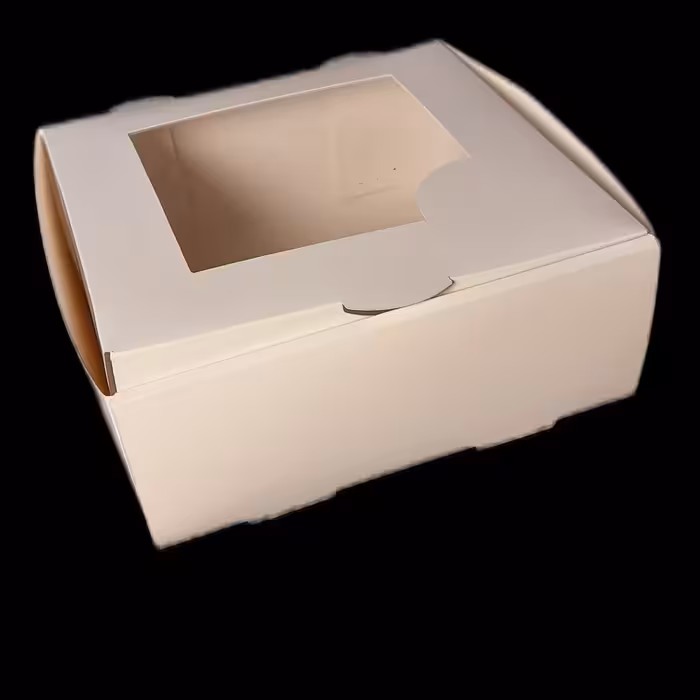 باکس  قفلی مربع پنجره دار  پک ده عددی