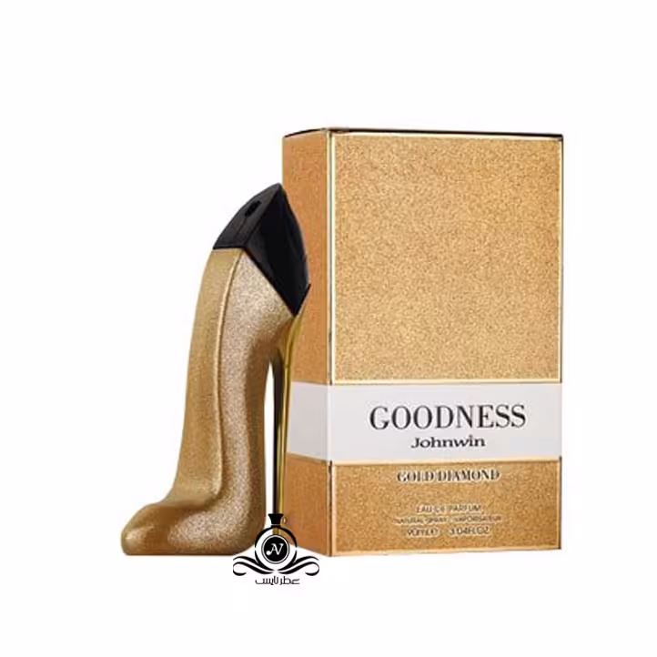 ادکلن زنانه گودگرل گلاریوس گلد شرکت جانوین GODNESS GOLD DIAMOND JOHNWIN