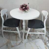 فروش آنلاین میز ناهارخوری دو نفره چوبی خرچنگی (هزینه ارسال پس کرایه)