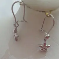 گوشواره نقره طرح ستاره