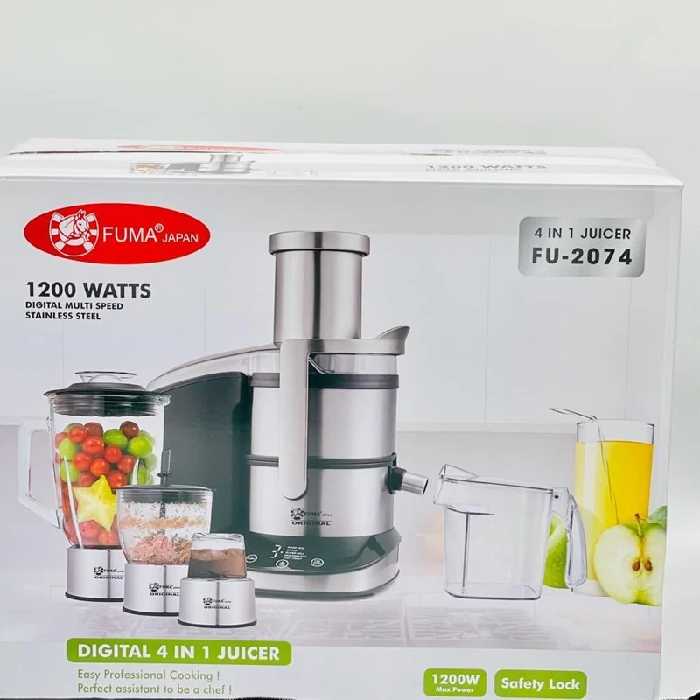 آب میوه گیری 4 کاره و 5 سرعته فوما مدل 2074 قدرت 1200 وات