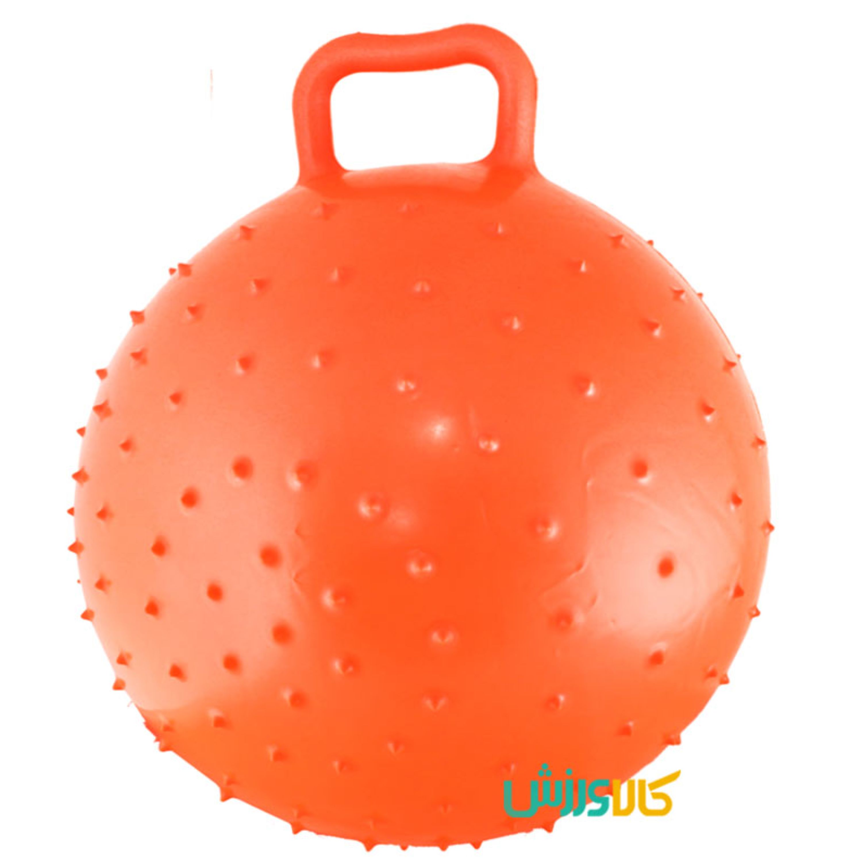 توپ جیم بال دسته دار سایز 55 نارنجی