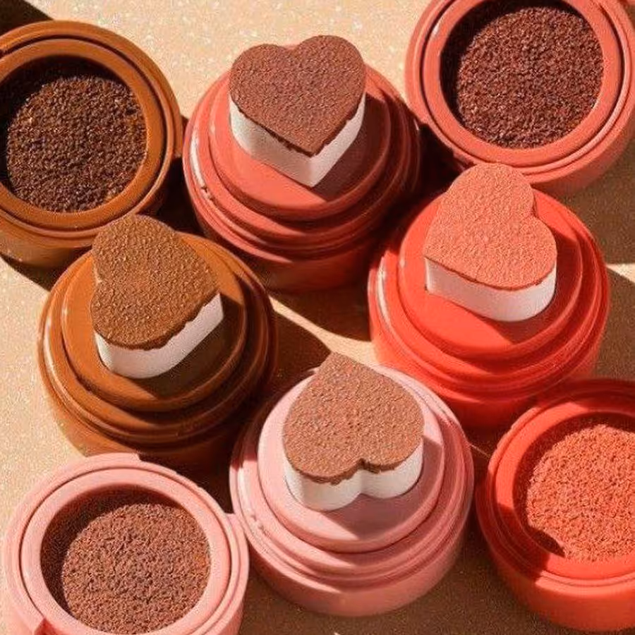 کوشن خیس رژگونه استمپی قلبی کاریته 

