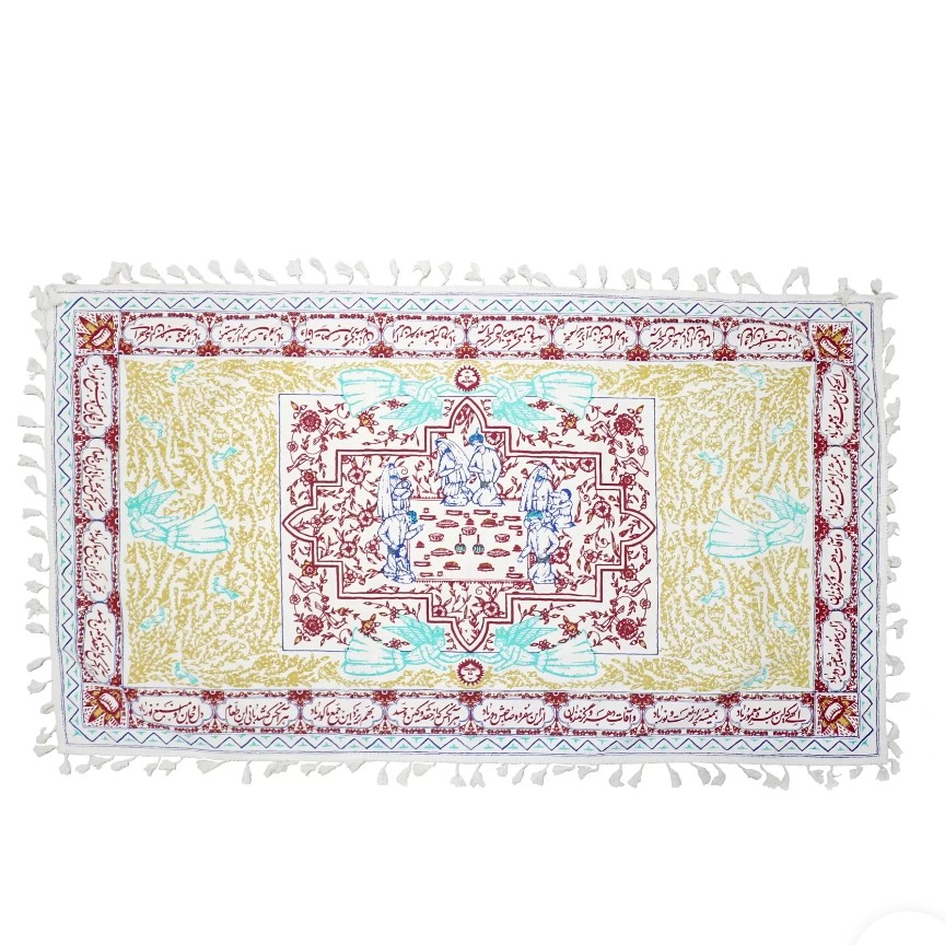 103038-سفره پارچه ای نور شش نفره