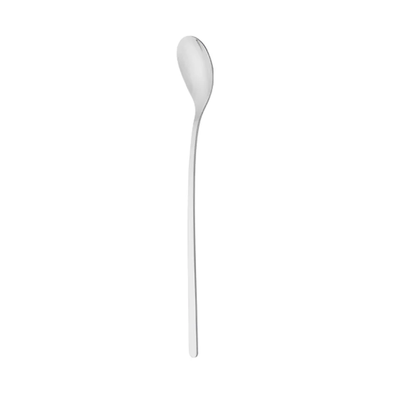قاشق شربت خوری 6 نفره ناب استیل طرح رجینا براق (6 پارچه)