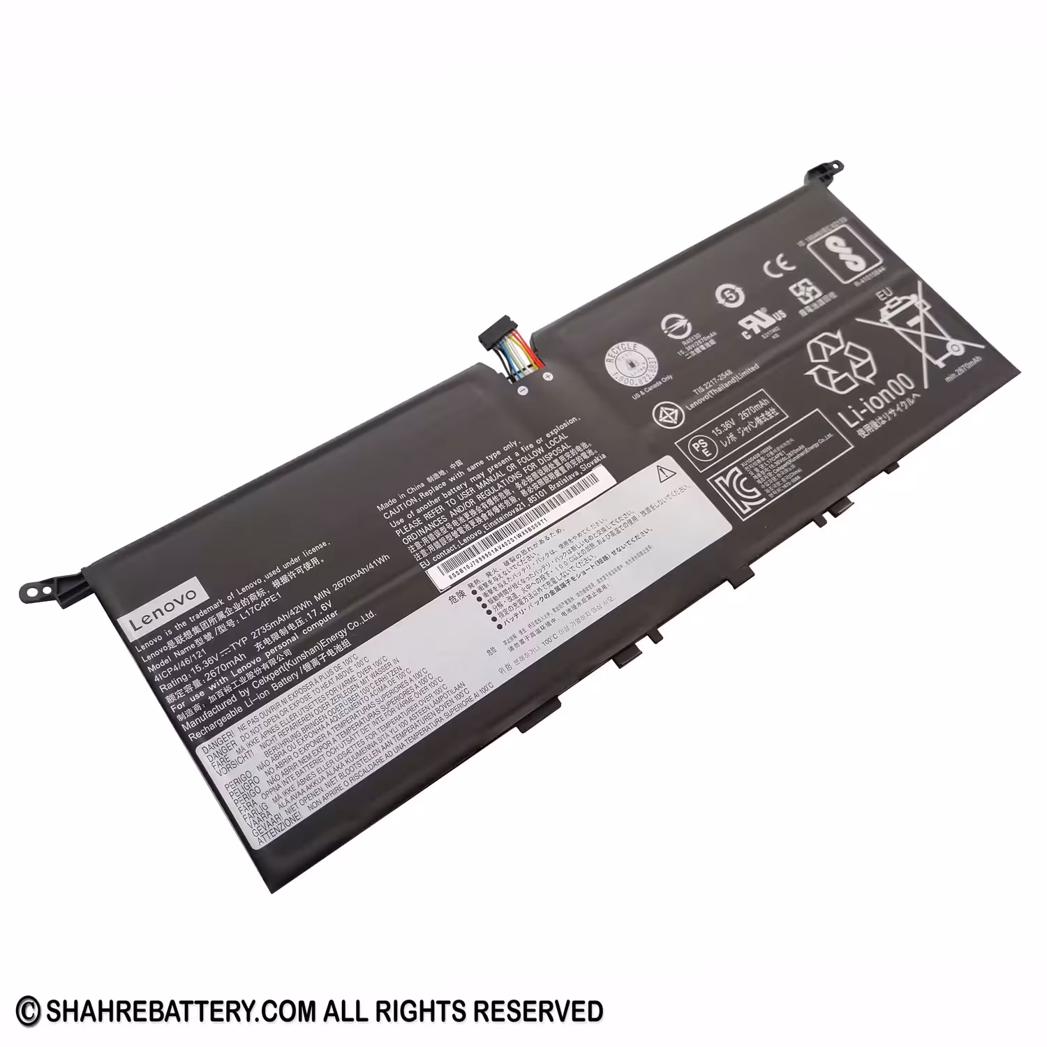 باتری اورجینال لپ تاپ لنوو Lenovo Yoga S730 L17C4PE1