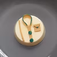 صابون دستساز سفید آب مدل پیراهن مردانه